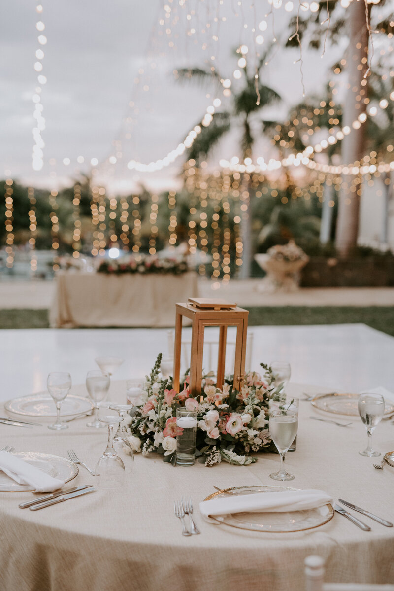 wedding table decor