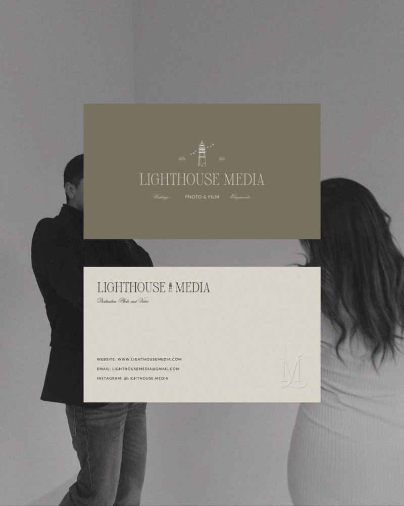 Brand logo design for wedding photographer