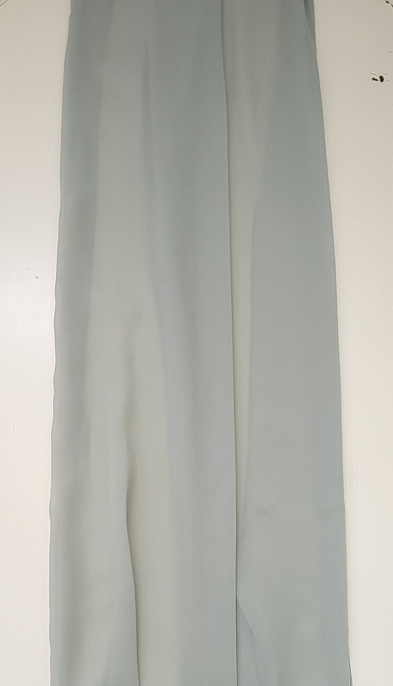 Chiffon table runner - Sage Green-Rori Ranch Rentals