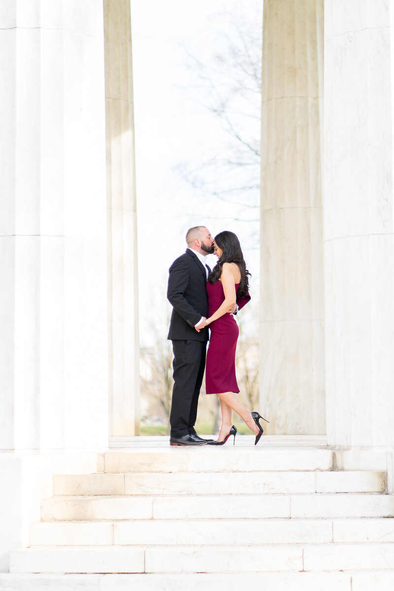 DC War Memorial Engagement Session by Virginia Wedding Photographer Taylor Rose Photography-21