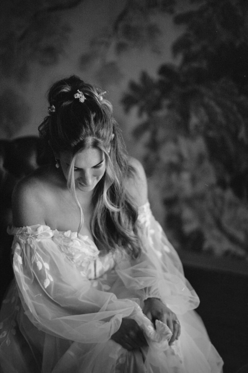 beautiful wedding on film with a vintage feel