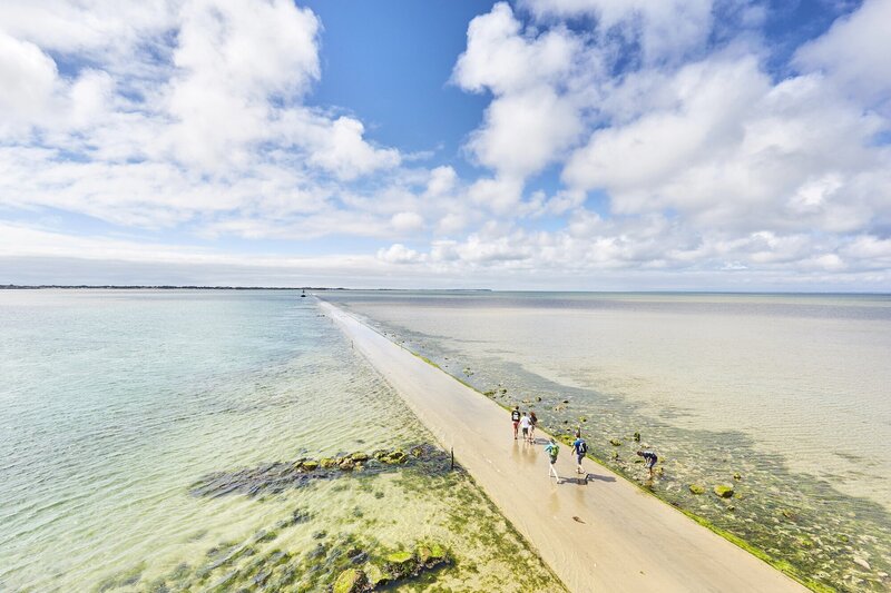 Le passage du gois sur l'ile de Noirmoutier