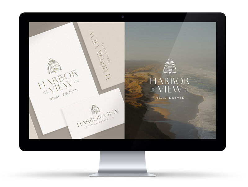 Logo Design featuring a vintage palm