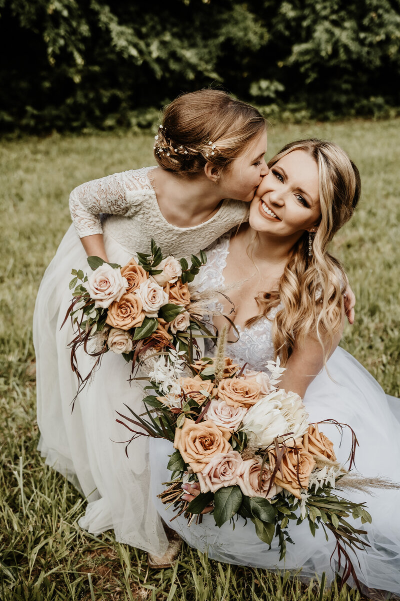 A bride and her daughter in Gastonia, NC