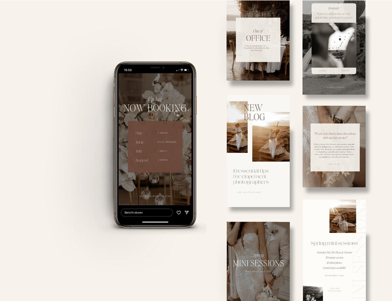 Editorial Instagram templates for photographers Wild Willow5