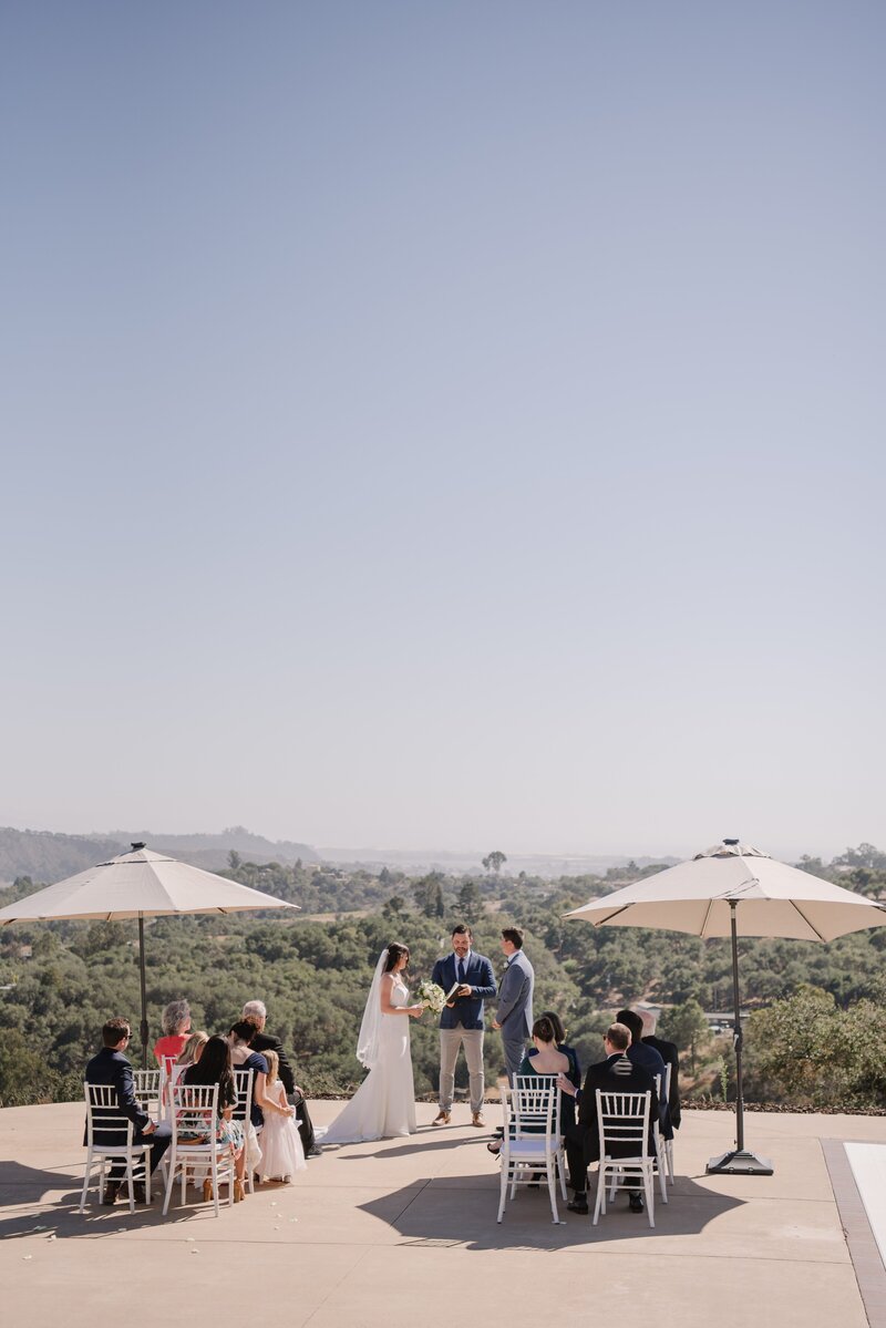 Arroyo Grande Private Estate Intimate Wedding Ceremony