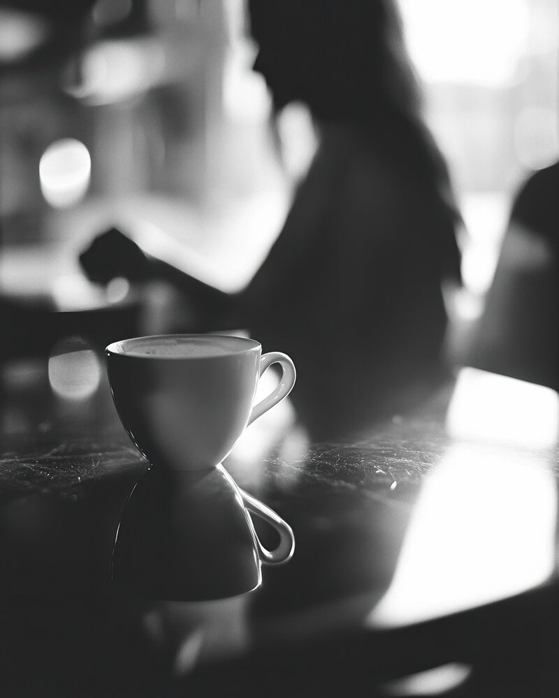 Tablet and smartphone mockup showcasing the 'Embrace Change' digital design with professional branding and package details, styled against a sleek black background