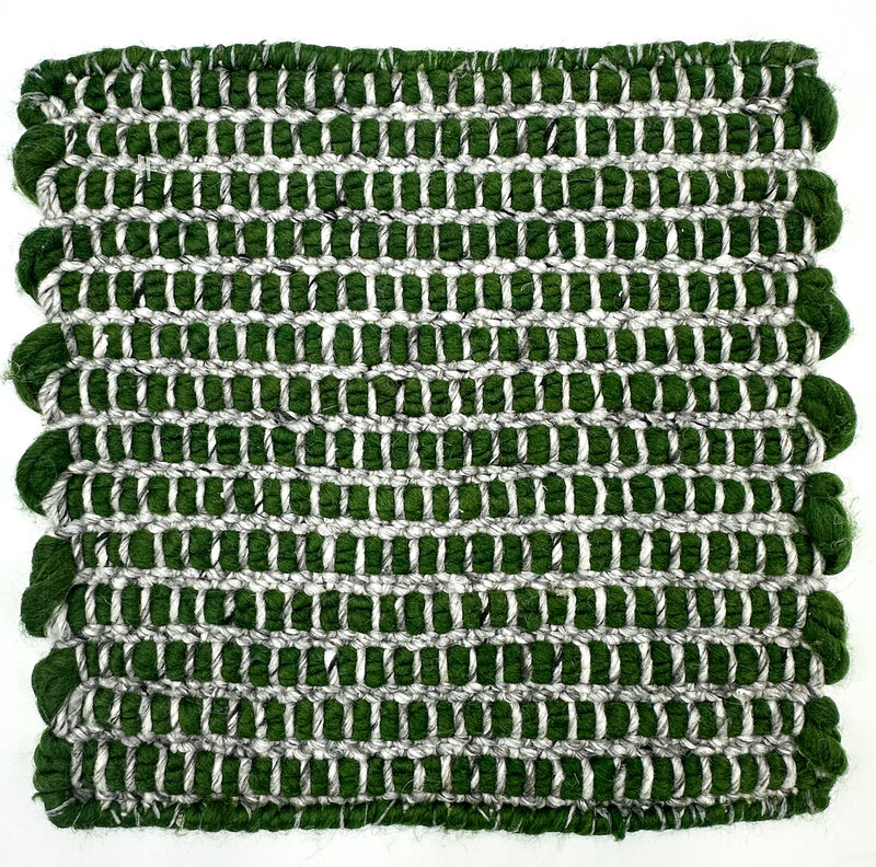 Design-Nantucket Weave Color-Green Battle Content-100% Pet 