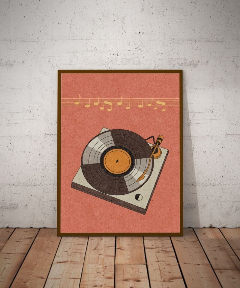 Recordplayer Print
