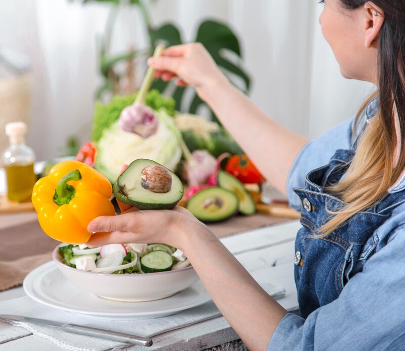 nutritional and healthy food
