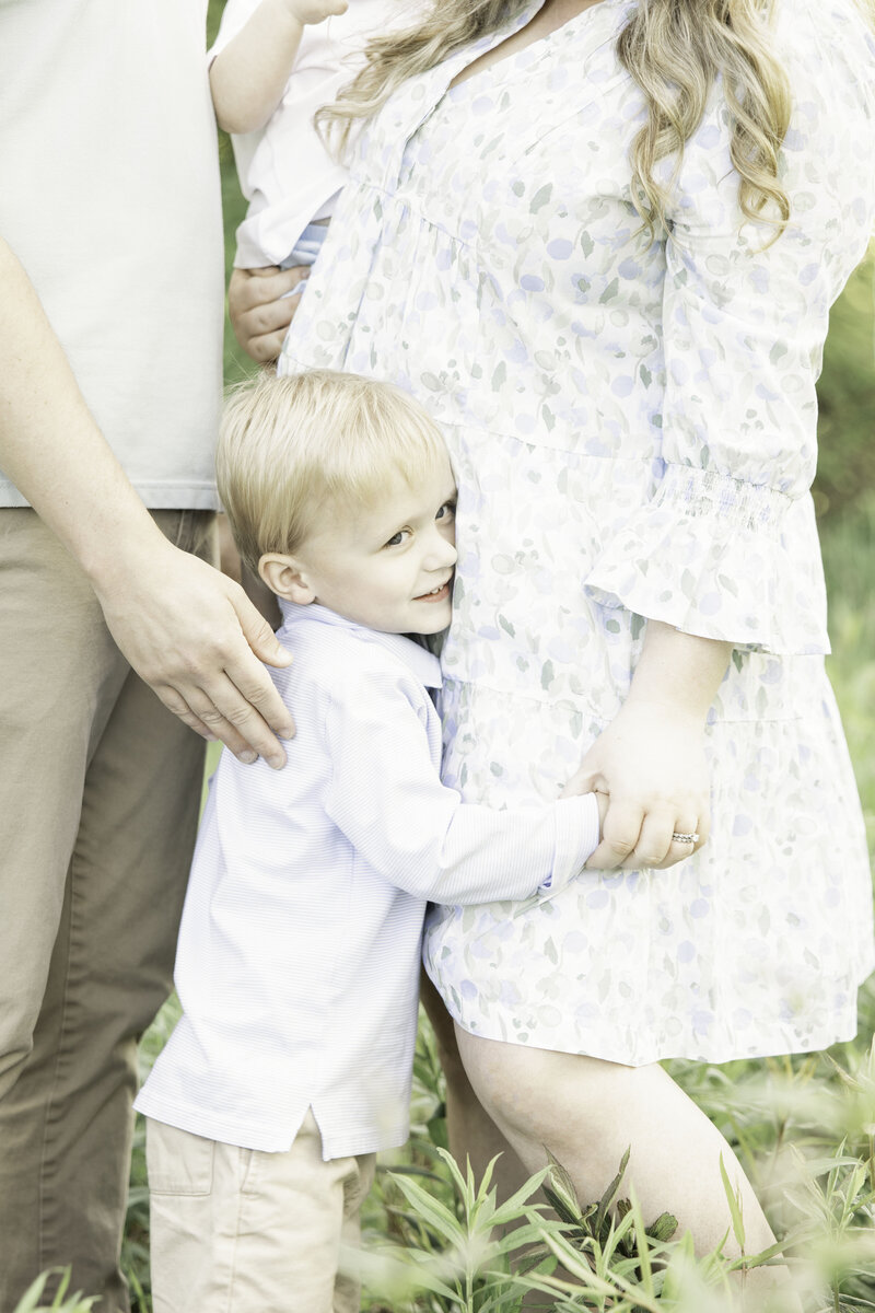 Hendersonville Family Photographer documents a sweet moment between a mother and her little boy