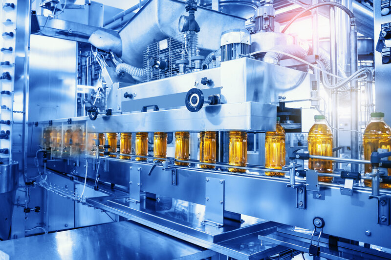 A technician is working in a factory.