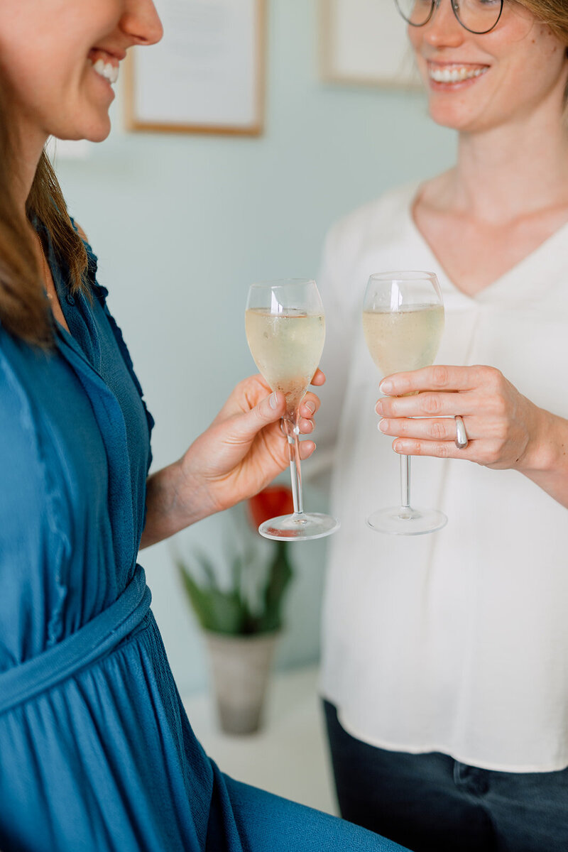 toasting your success after vip day project