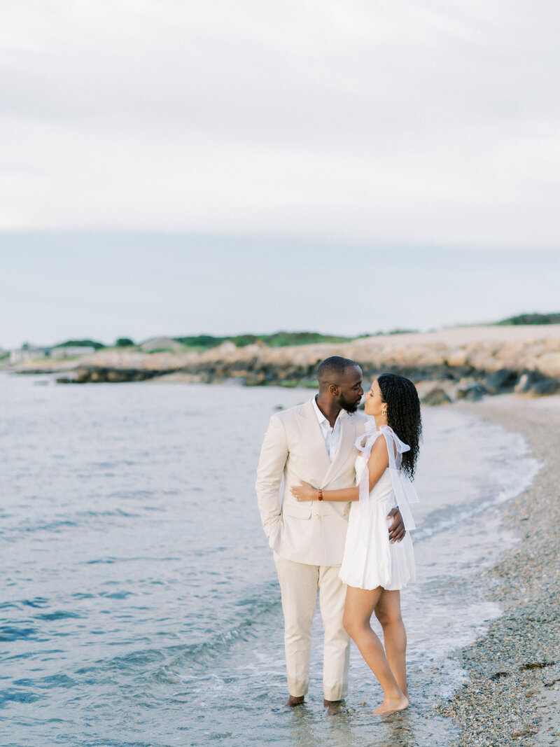 Summer Martha's Vineyard Engagement Session On The Beach | Amarachi Ikeji Photography 37