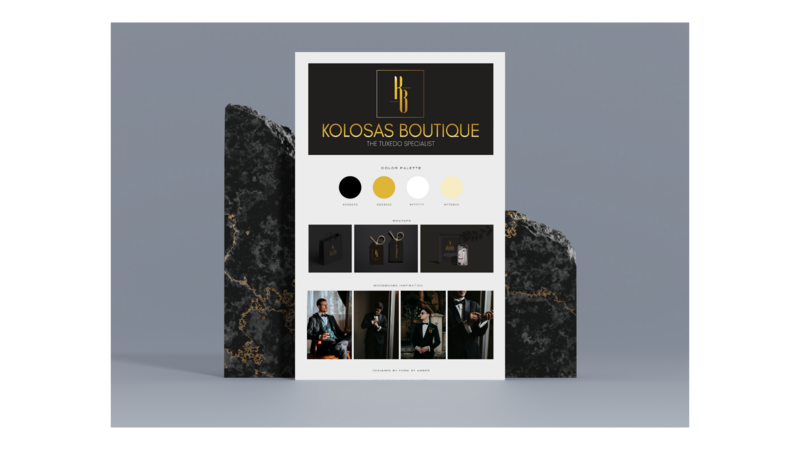 black podcast mic sitting on desk with women working