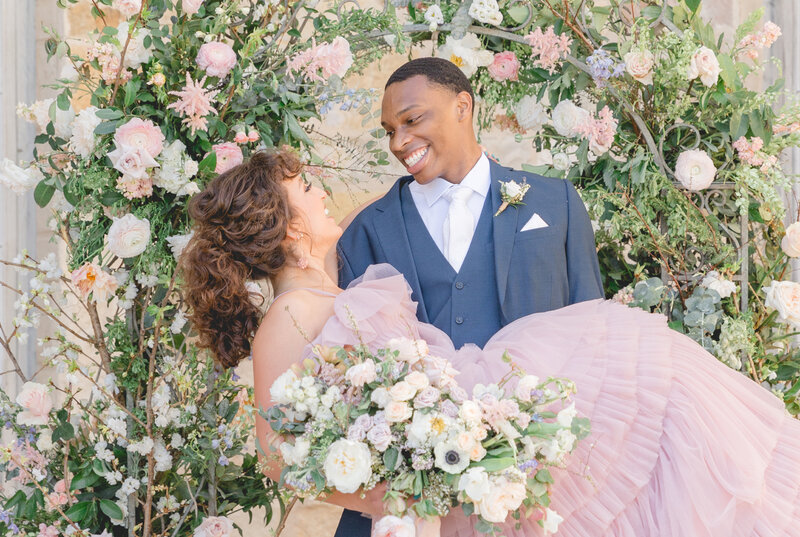 Styled Shoot Pastel Floral Design Sunstone Winery Santa Ynez