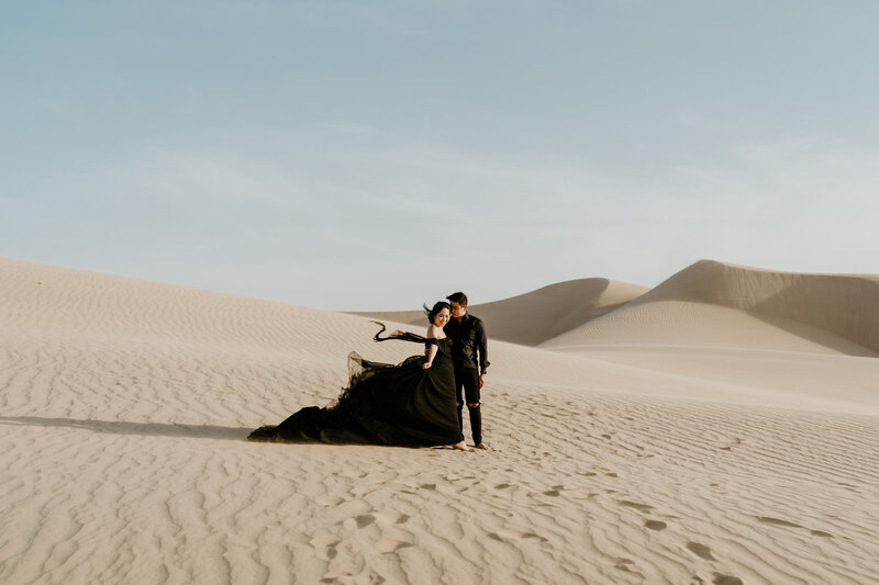 SoCal sand dunes engagement