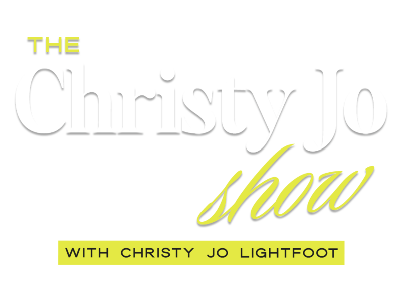 Logo for The Christy Jo Show, a podcast for female business owners ready to create 6-Figure success.