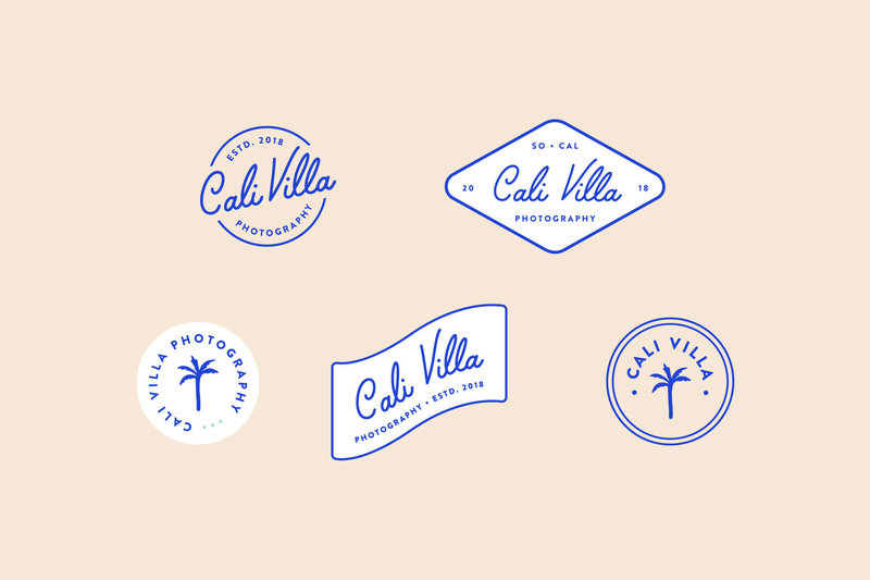 Cali Villa Coastal Pre-Made Brand for Creatives