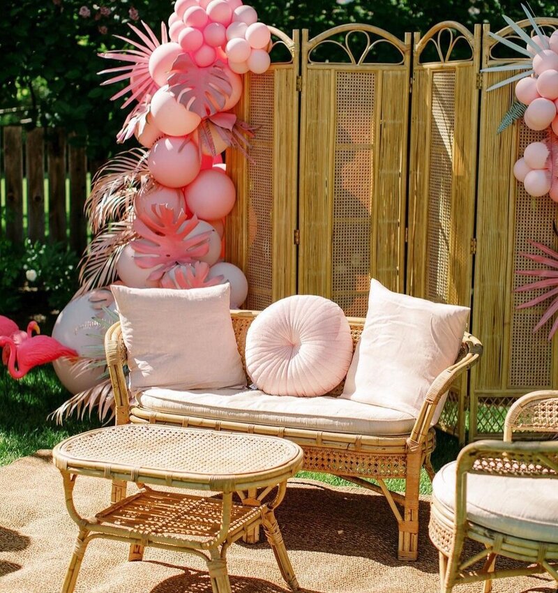 Caned lounge set 2-Rori Ranch Rentals