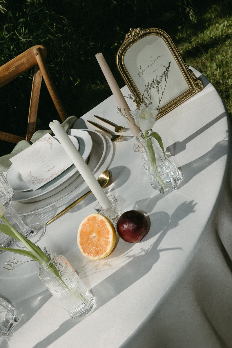 Half moon banquet table 3-Rori Ranch Rentals