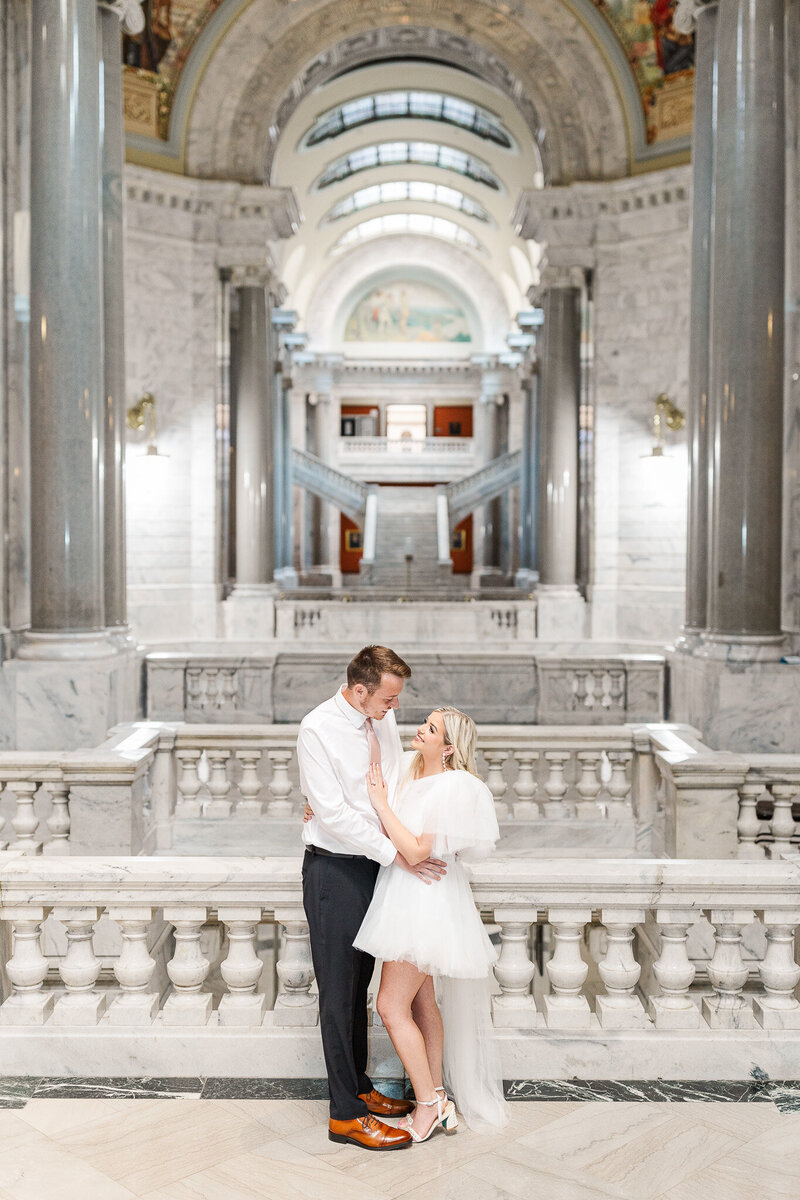 Kentucky State Capitol Engagement Session - Austin and Brooke-1