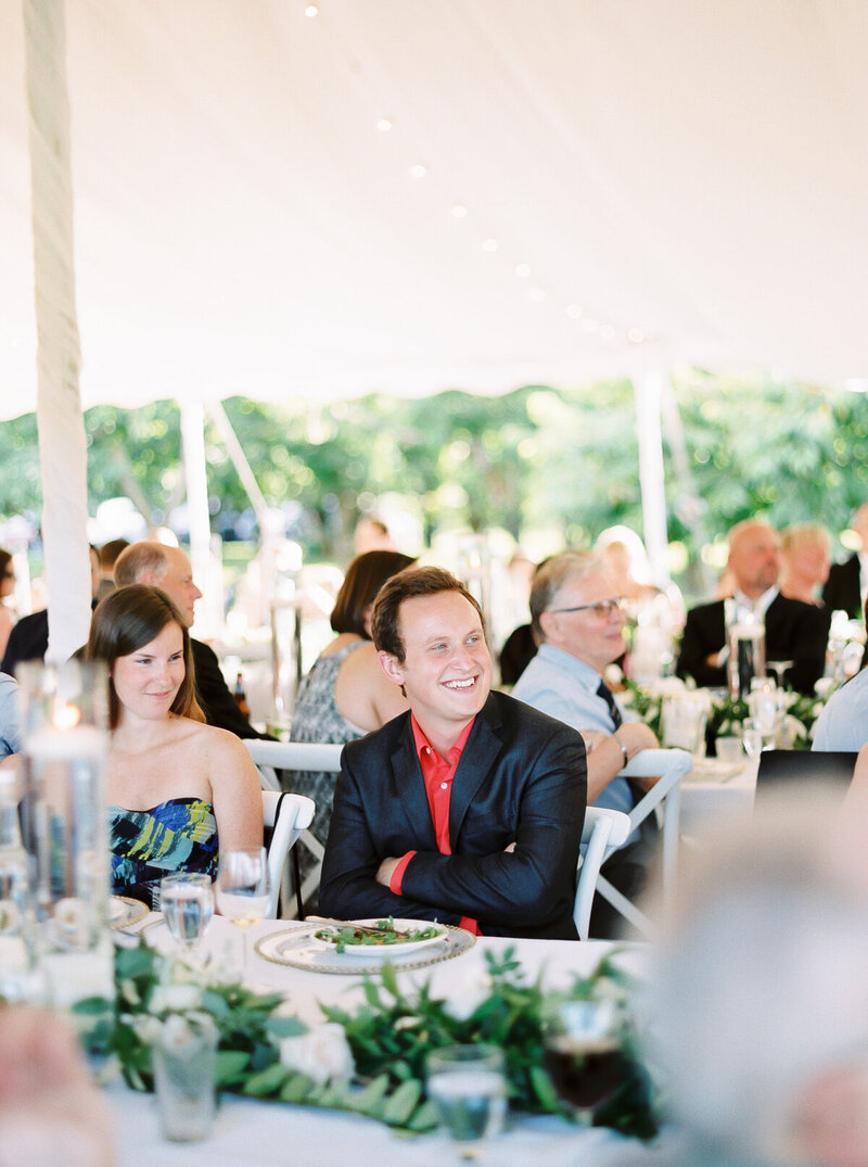 Outdoor Tent Wedding at Kurtz Orchards in Niagara