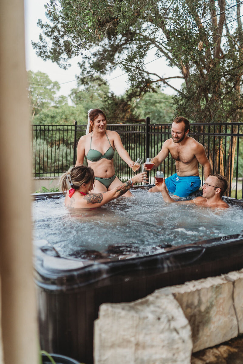 Hot tub at Messina Inn