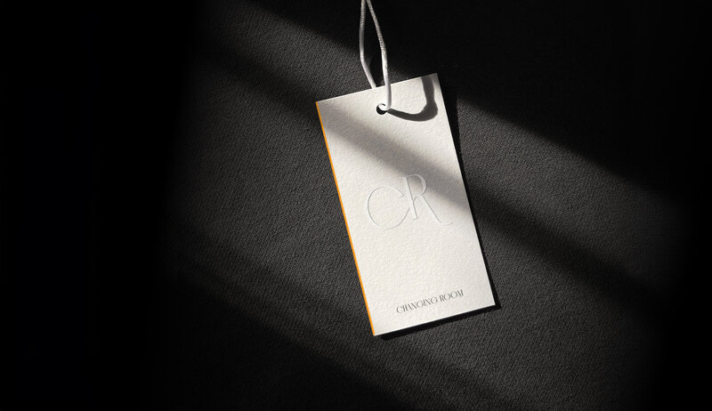 label design with logo