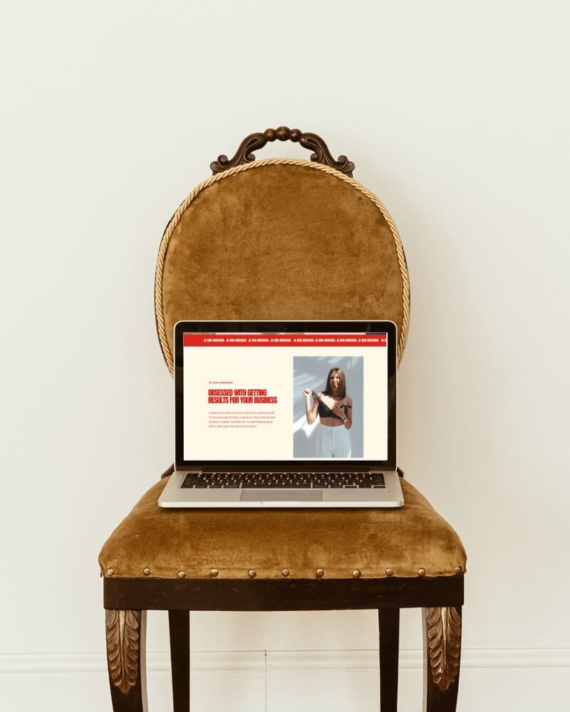Showit website design for a digital marketing company in Australia