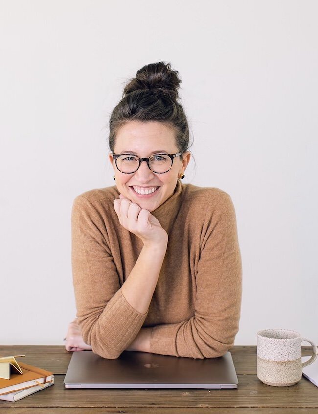 Kelly Nolan holding coffee The Bright Method Time Management System