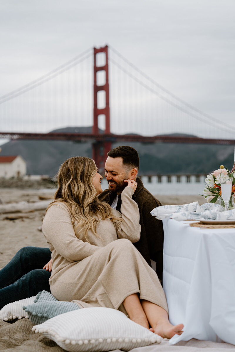 Beach Engagement shoot in San Fransisco