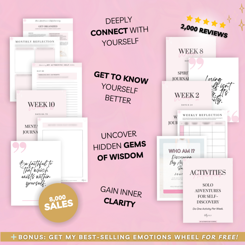Who Am I Journal Digital Self Discovery Printable Emotional Health Shop9
