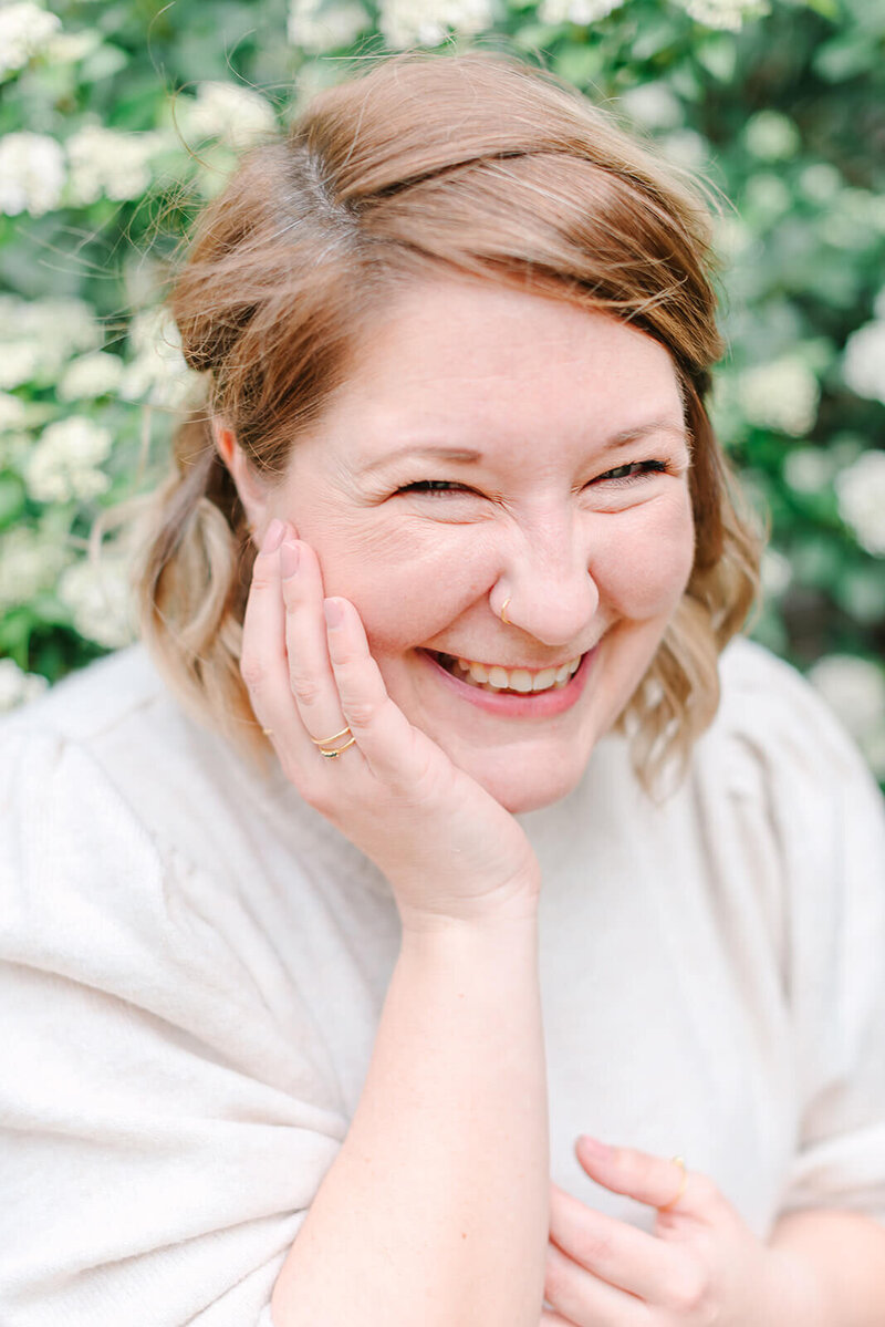 Rachael Laporte, Paris Photographer, smiling at camera