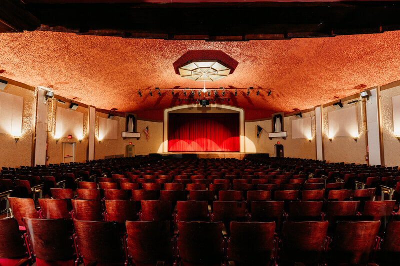 Main theater room at the historic Ionia Theater. 
