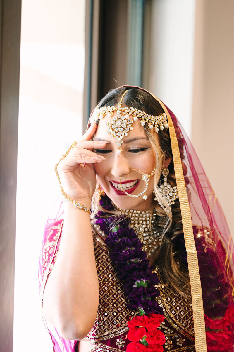 Hindu wedding hair and makeup