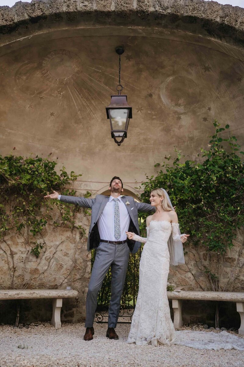 ceremony borgo santo pietro intimate elopement in tuscany 