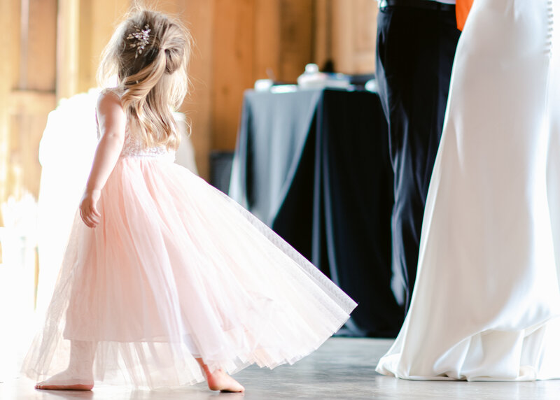 Flower Girl Dancing Parents