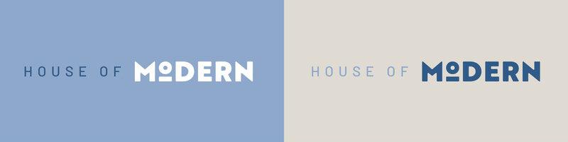 House of Modern Custom Logo Design