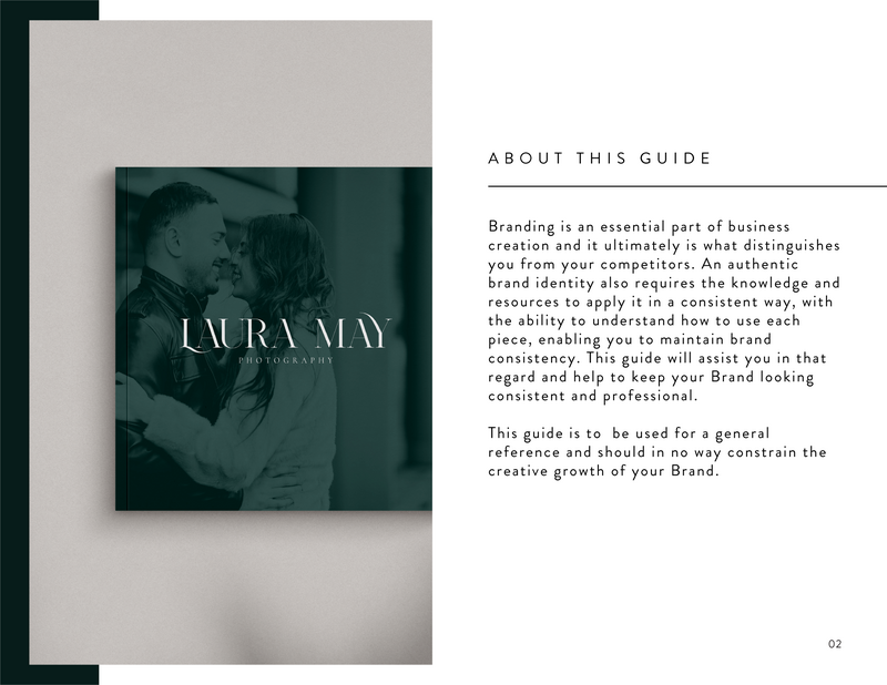 Laura May Brand Identity Style Guide_About This Guide