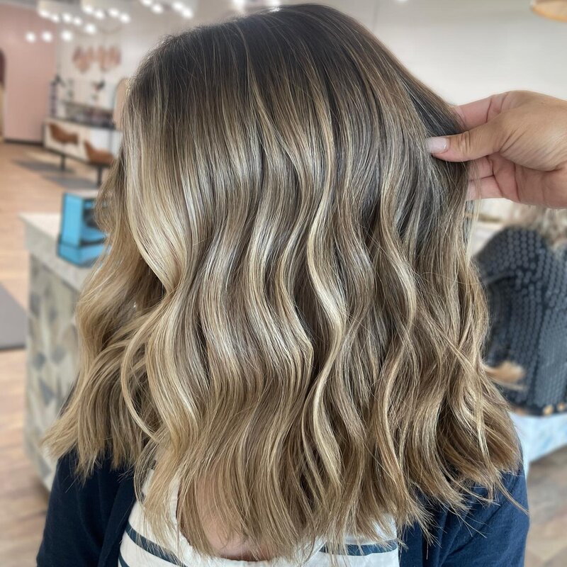 Beachy Bronde Sun-kissed  Hair Color by Salt Hair Collective - East Beach Norfolk Hair Salon for Lived in Low Maintenance Color - 17