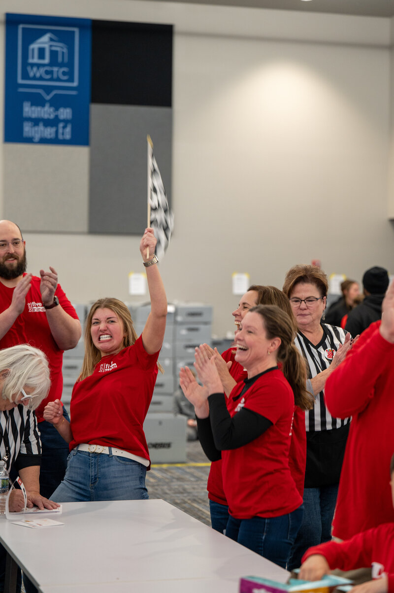 Participants-celebrate-a-completed-task