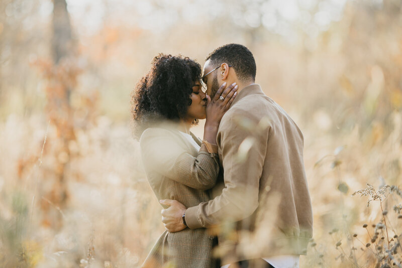 Engagement photo of a lovely couple