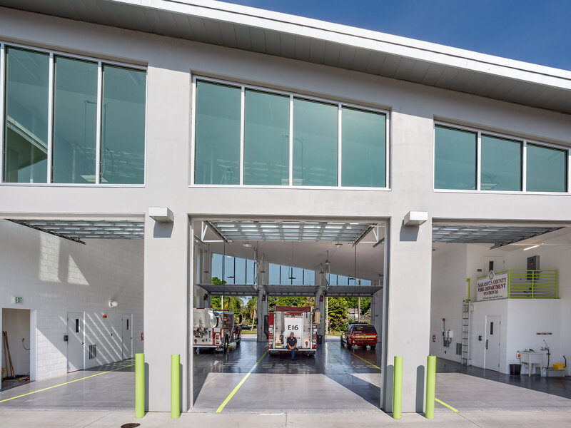 Sweet Sparkman Architecture Sarasota County Fire Station 16 Landscape 3