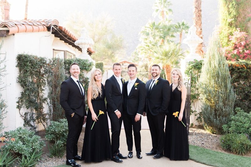 Mike and Brandon's wedding at Ingleside Inn in Palm Springs photographed by photographer Ashley LaPrade.