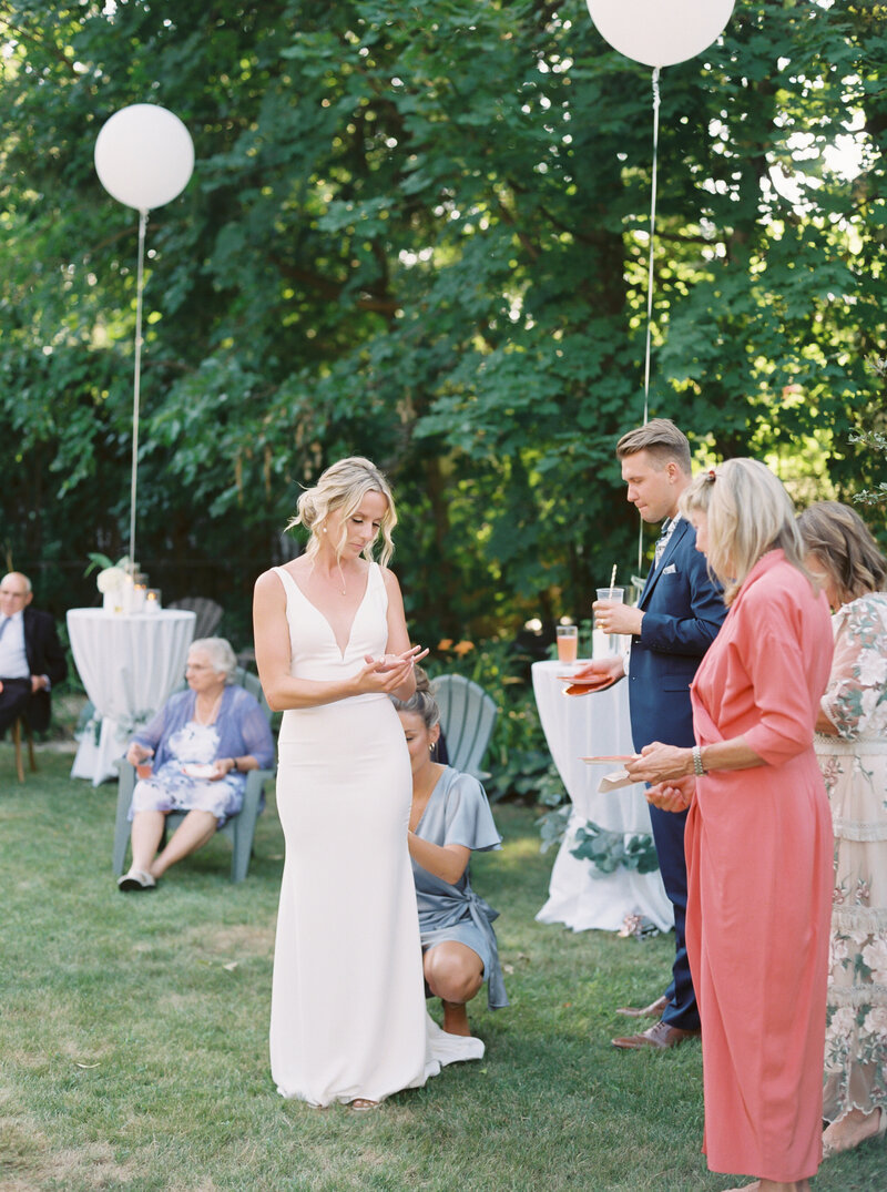 Intimate Backyard Wedding in London, Ontario