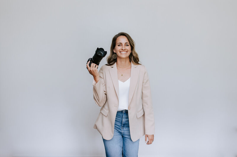 brand photographer with camera greenville sc