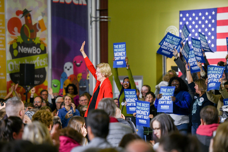 Elizabeth Warren 2020 democratic presidential primary