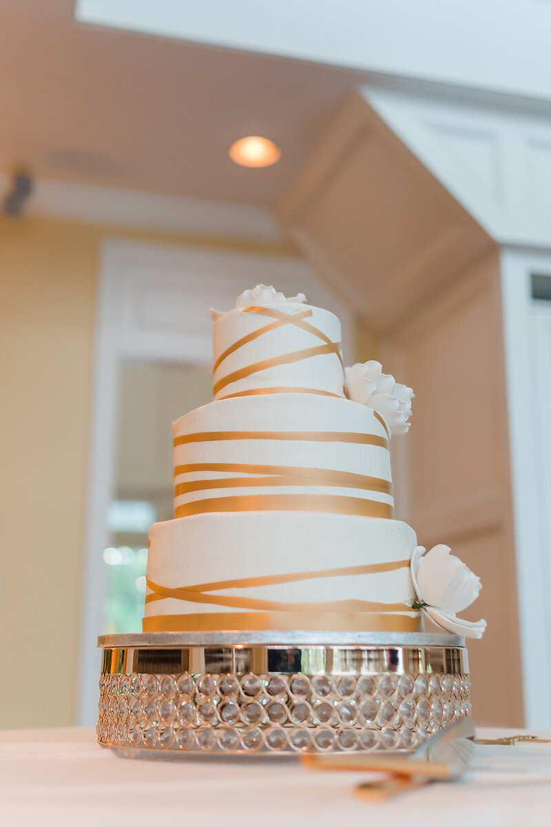 wedding bride and groom savannah georgia cake food reception