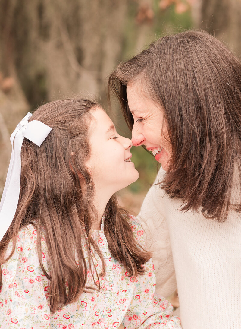 mom and daughter